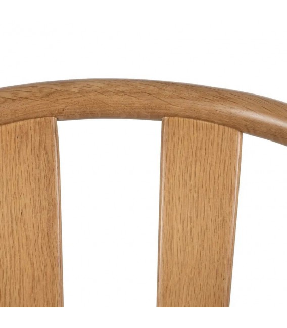 SILLON COMEDOR MADERA ROBLE NATURAL TEXTIL BEIGE MDMHOGAR