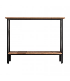 CONSOLA MADERA DE ABETO HIERRO MDMHOGAR