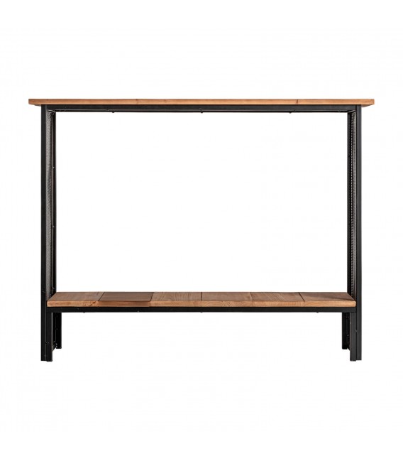 CONSOLA MADERA DE ABETO HIERRO MDMHOGAR