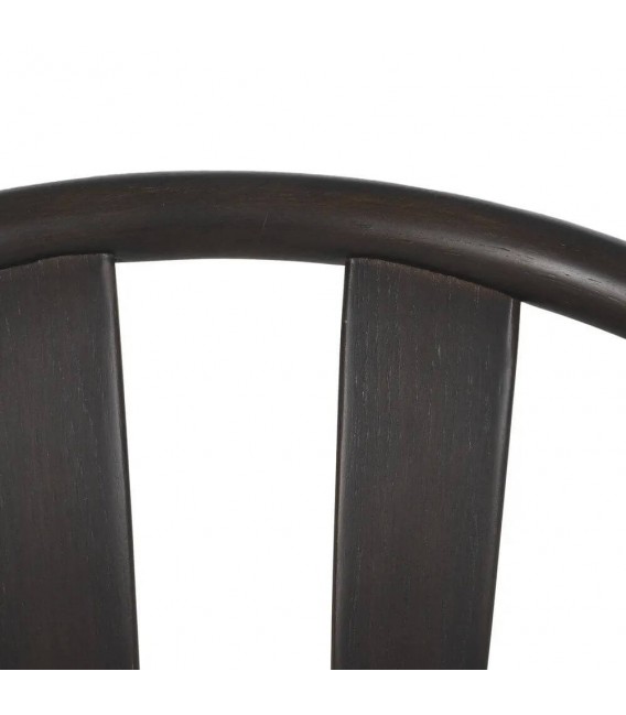 SILLON COMEDOR 57 X 57 X 77 KAIKO MADERA NEGRA TEXTIL BEIGE