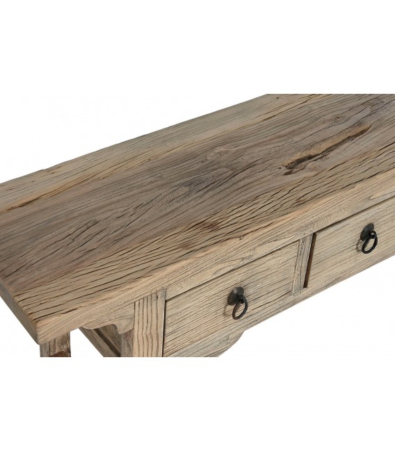 CONSOLA MADERA DE OLMO MACIZO MDMHOGAR