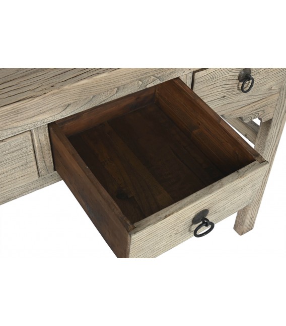 CONSOLA MADERA DE OLMO MACIZO MDMHOGAR