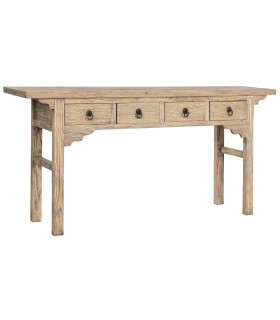 CONSOLA MADERA DE OLMO MACIZO MDMHOGAR