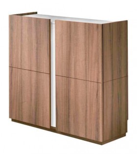 ZAPATERO  BAJO NOGAL BLANCO MDMHOGAR