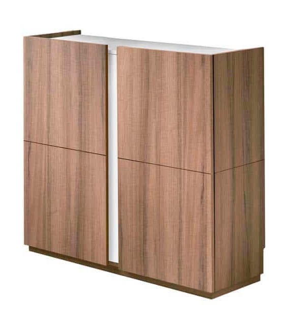 ZAPATERO  BAJO NOGAL BLANCO MDMHOGAR