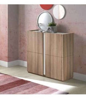 ZAPATERO  BAJO NOGAL BLANCO MDMHOGAR