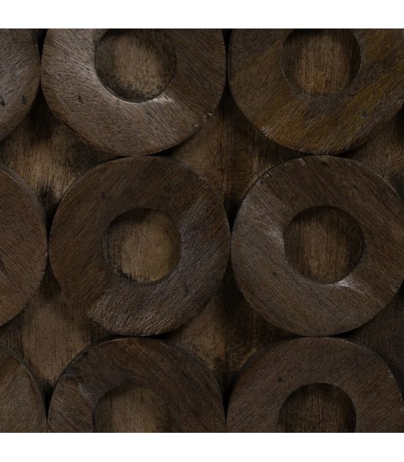 APARADOR 152 X 40 X 82 NALO MADERA MANGO NOGAL Y METAL ORO