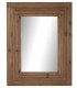 ESPEJO RUSTICO RECTANGULAR MADERA ACABADO AVELLANA