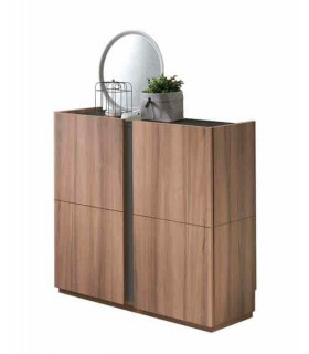 ZAPATERO BAJO NOGAL GRAFITO MDMHOGAR