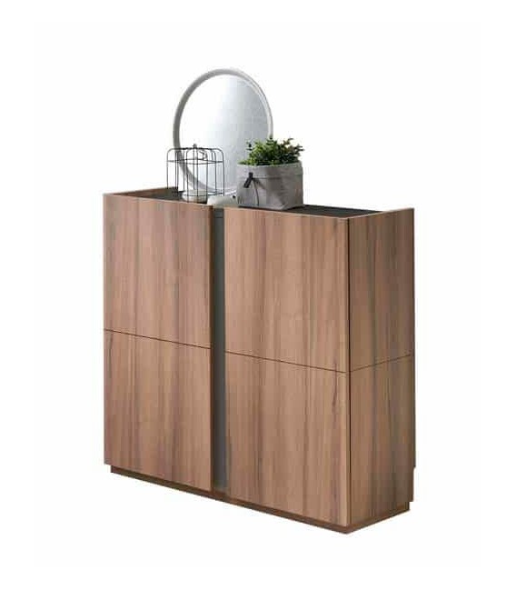 ZAPATERO BAJO NOGAL GRAFITO MDMHOGAR