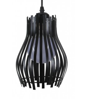 LAMPARA DE TECHO 63 LUCES TALIN METAL NEGRO RECULABLE EN ALTURA