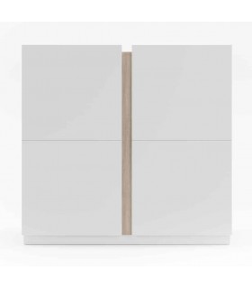 ZAPATERO BLANCO Y ROBLE MDMHOGAR