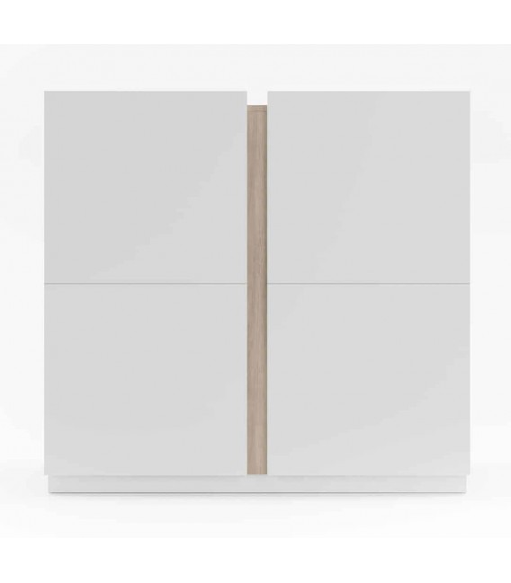 ZAPATERO BLANCO Y ROBLE MDMHOGAR