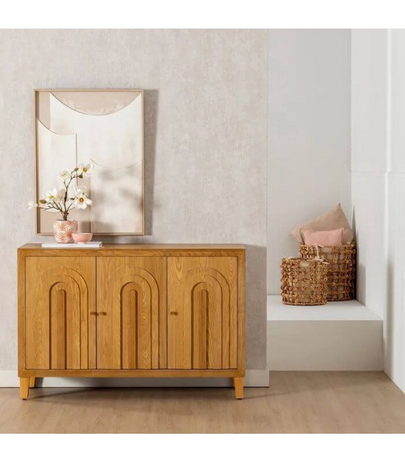 APARADOR MADERA NATURAL MDMHOGAR