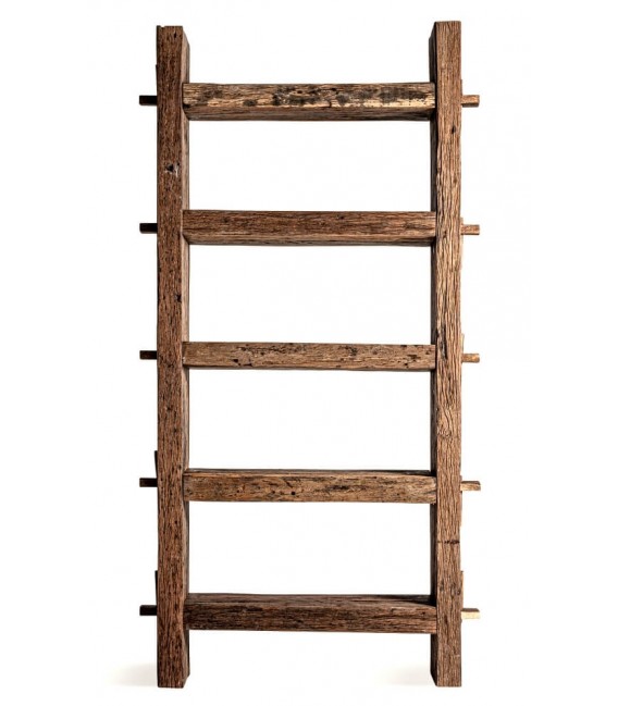 ESTANTERIA LIBRERIA WALDING MADERA TECA RECICLADA