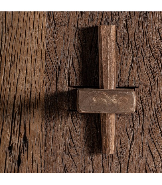 ESTANTERIA LIBRERIA WALDING MADERA TECA RECICLADA