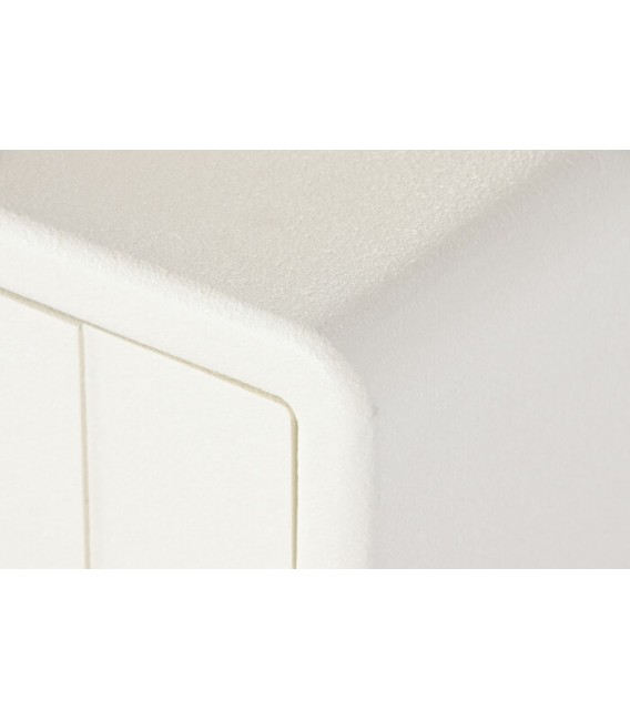 MESITA DE NOCHE MADERA MDF BLANCA MDMHOGAR