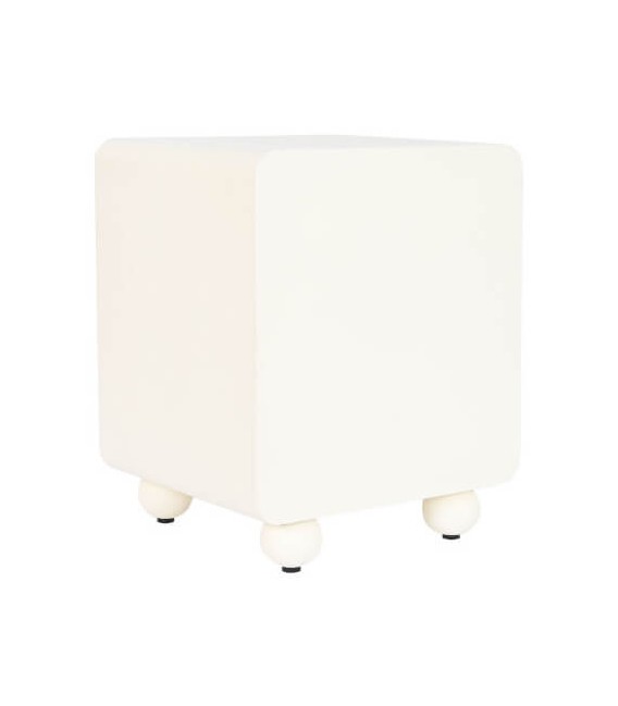 MESITA DE NOCHE MADERA MDF BLANCA MDMHOGAR