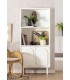 ESTANTERIA 2 PUERTAS MADERA DM LACADA EN BLANCO