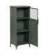 ARMARIO TAQUILLA METAL VERDE CRISTAL MDMHOGAR
