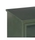 ARMARIO TAQUILLA METAL VERDE CRISTAL MDMHOGAR