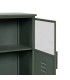 ARMARIO TAQUILLA METAL VERDE CRISTAL MDMHOGAR