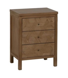 MESITA DE NOCHE MADERA DE PAULONIA Y DM MDMHOGAR