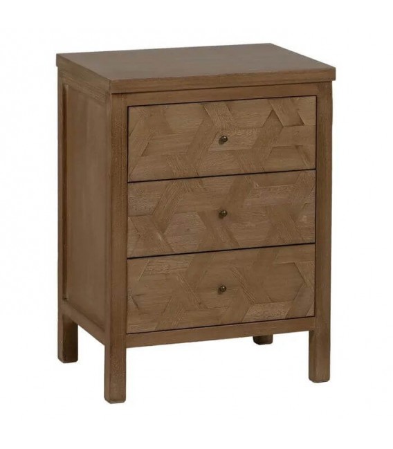 MESITA DE NOCHE MADERA DE PAULONIA Y DM MDMHOGAR