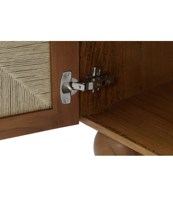 MESITA DE NOCHE MADERA ACACIA RATAN MDMHOGAR