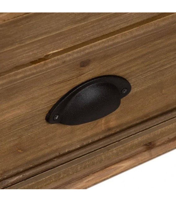 VITRINA MADERA DE ABETO CRISTAL MDMHOGAR