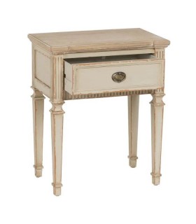 MESITA DE NOCHE MADERA ABETO NATURAL MDMHOGAR