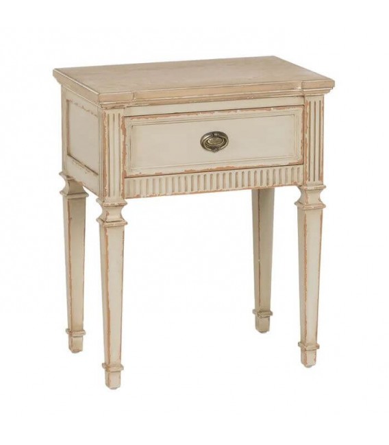 MESITA DE NOCHE MADERA ABETO NATURAL MDMHOGAR