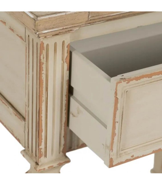 MESITA DE NOCHE MADERA ABETO NATURAL MDMHOGAR