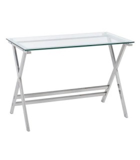 ESCRITORIO CRISTAL 10MM METAL MDMHOGAR