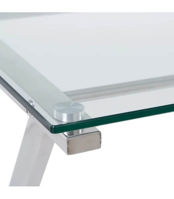 ESCRITORIO CRISTAL 10MM METAL MDMHOGAR