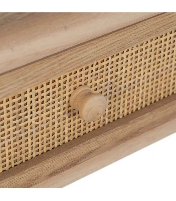 CONSOLA MADERA DE PAULONIA DM RATAN MDMHOGAR