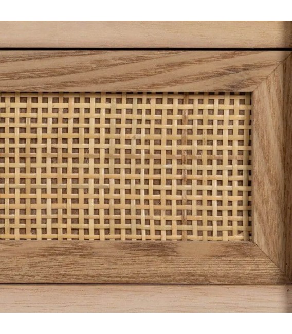 CONSOLA MADERA DE PAULONIA DM RATAN MDMHOGAR