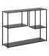 CONSOLA METAL NEGRO MDMHOGAR