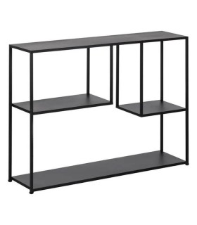 CONSOLA METAL NEGRO MDMHOGAR