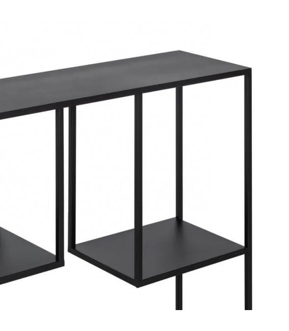 CONSOLA METAL NEGRO MDMHOGAR
