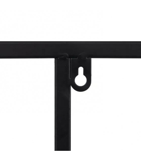 CONSOLA METAL NEGRO MDMHOGAR