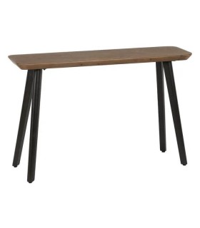 CONSOLA MADERA DE ABETO NATURAL HIERRO MDMHOGAR