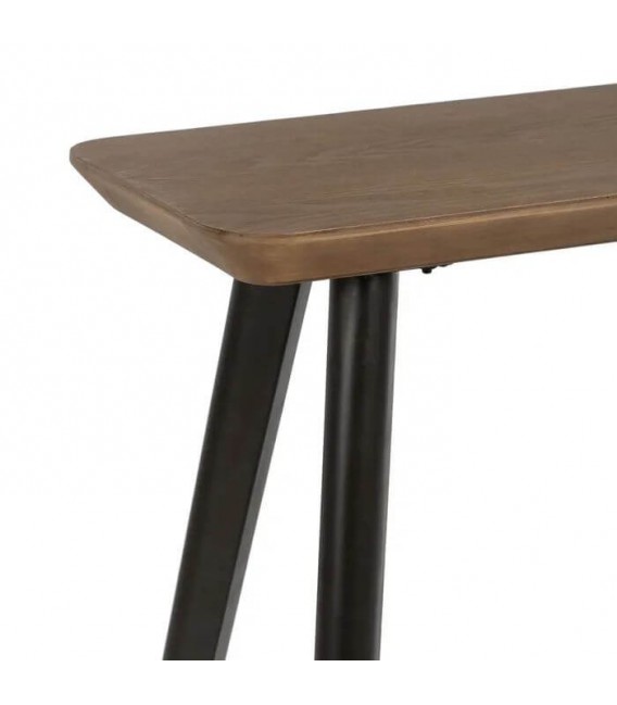 CONSOLA MADERA DE ABETO NATURAL HIERRO MDMHOGAR
