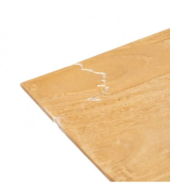 MESA DE COMEDOR MADERA DE ACACIA HIERRO MDMHOGAR