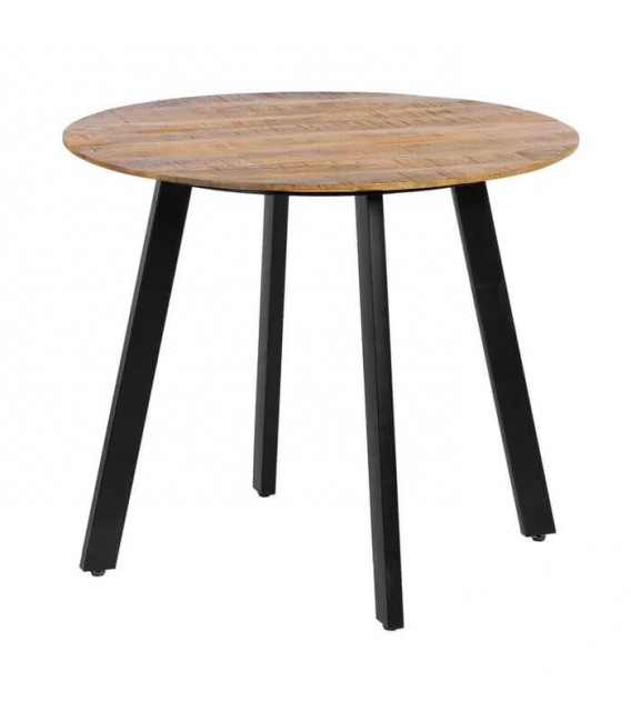MESA DE COMEDOR MADERA DE ACACIA HIERRO MDMHOGAR