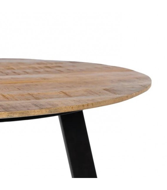 MESA DE COMEDOR MADERA DE ACACIA HIERRO MDMHOGAR
