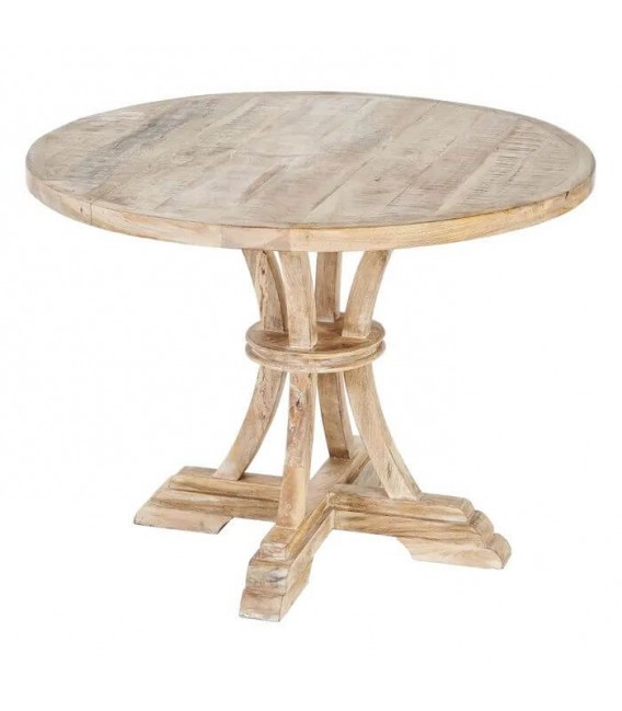 MESA DE COMEDOR MADERA DE MANGO MDMHOGAR