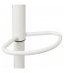 TABURETE BARRA ELEVABLE METAL BLANCO POLIPIEL BLANCA MDMHOGAR