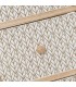 CAJONERA AUXILIAR 34 CAJONES PEQUEÑA MADERA NATURAL Y BLANCO