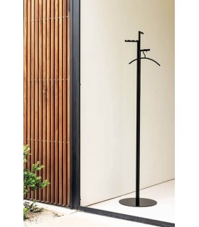 PERCHERO DE PIE ORIGINAL ACERO INOXIDABLE NEGRO